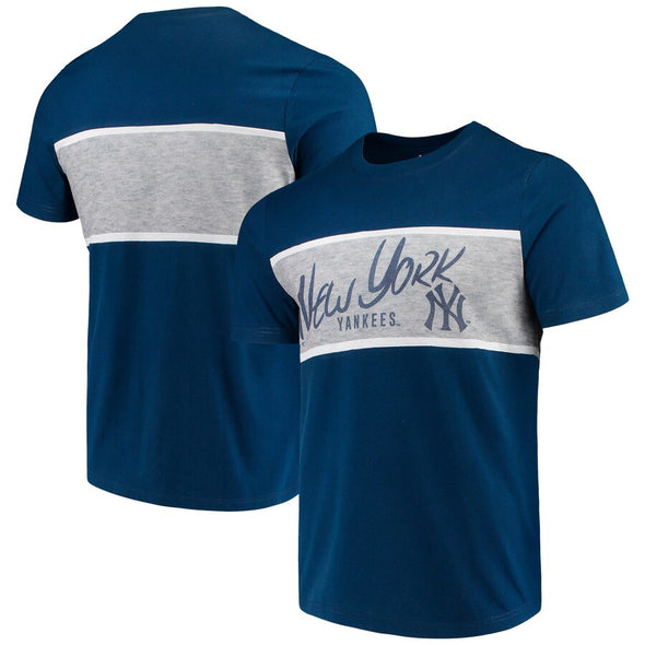 New York Yankees Wordmark Panel Tee