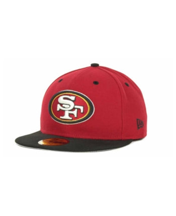 San Francisco 49ers Red Black 2 Tone 59Fifty Fitted Hat
