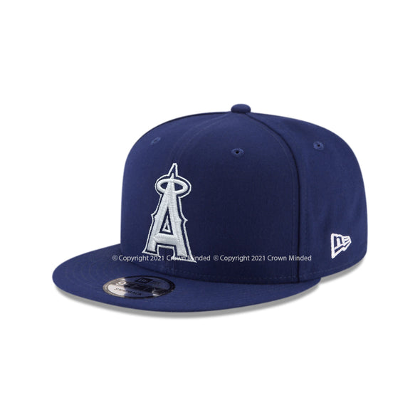 Los Angeles Angels of Anaheim Royal Blue on White 9Fifty Snapback