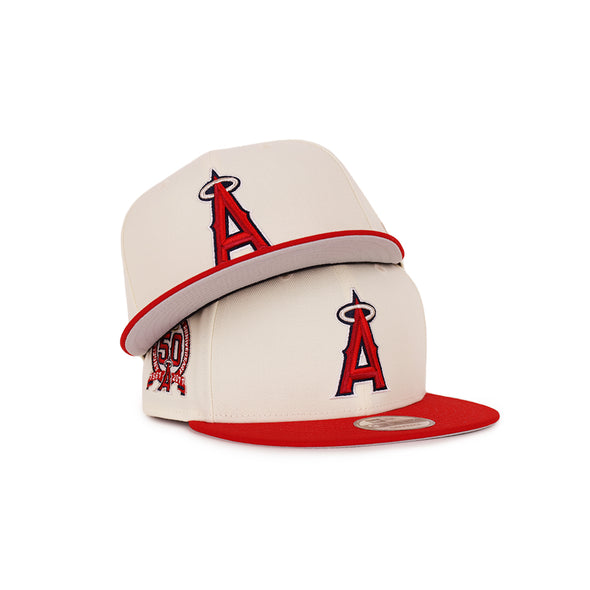 Los Angeles Angels of Anaheim Chrome Red 2 Tone 50th Anniversary SP 9Fifty Snapback