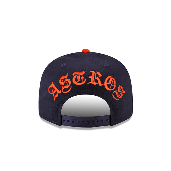 Houston Astros Black Letter Arch 9Fifty Snapback