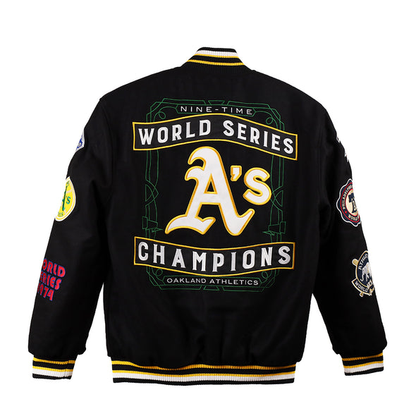 Oakland Athletics 9 Time World Series Champions Reversible Jacket