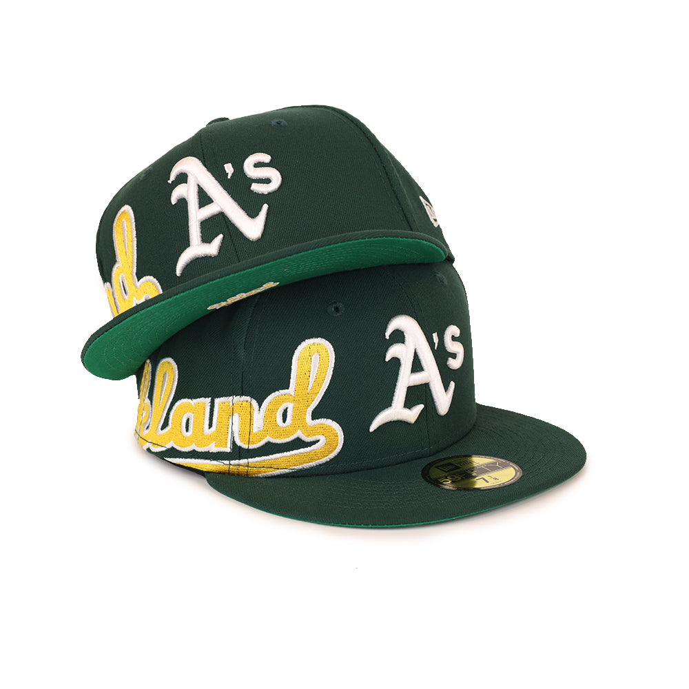 New Era Side Split 59FIFTY Oakland Athletics Fitted Hat