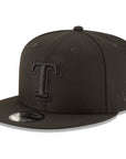 Texas Rangers Black on Black 9Fifty Snapback