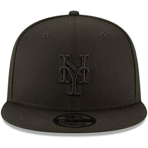 New York Mets Black on Black MLB Basic 9Fifty Snapback