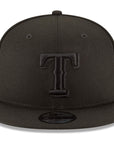Texas Rangers Black on Black 9Fifty Snapback