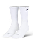 OddSox Basix 3 Pack Crew White Socks