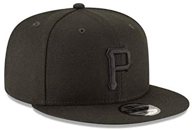 Pittsburgh Pirates Black on Black MLB Basic 9Fifty Snapback