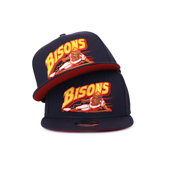 Buffalo Bisons Navy Red 9Fifty Snapback