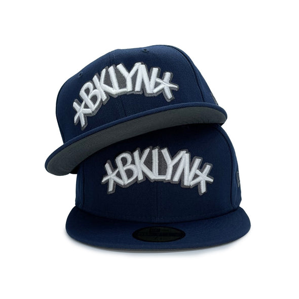 Brooklyn Nets Alternate NBA Navy Charcoal UV 59Fifty Fitted