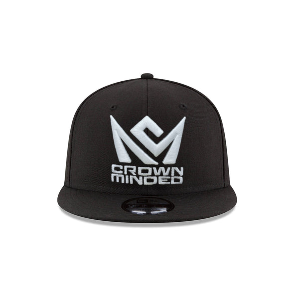CrownMinded Black on White 9Fifty Snapback w/ Pin