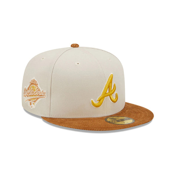 Atlanta Braves Cord Visor 59Fifty Fitted
