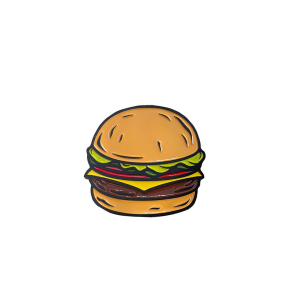CrownMinded Hamburger Foodie Cap Pin