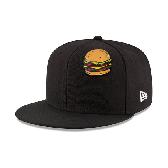 CrownMinded Hamburger Foodie Cap Pin