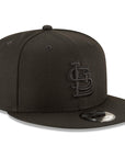 St. Louis Cardinals Black on Black 9Fifty Snapback