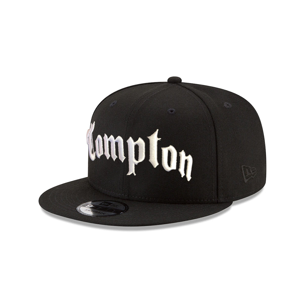 New Era City of Compton Black White Curved 9Fifty Snapback – CROWN MINDED