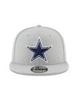 Dallas Cowboys NFL Gray 9Fifty Snapback