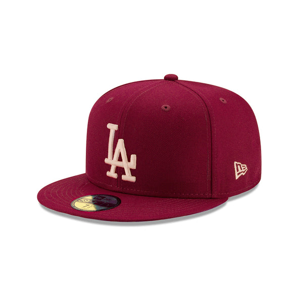 Los Angeles Dodgers Cardinal on Ivory 59Fifty Fitted