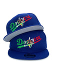 Los Angeles Dodgers Wordmark X Mexico MLB Royal 9Fifty Snapback