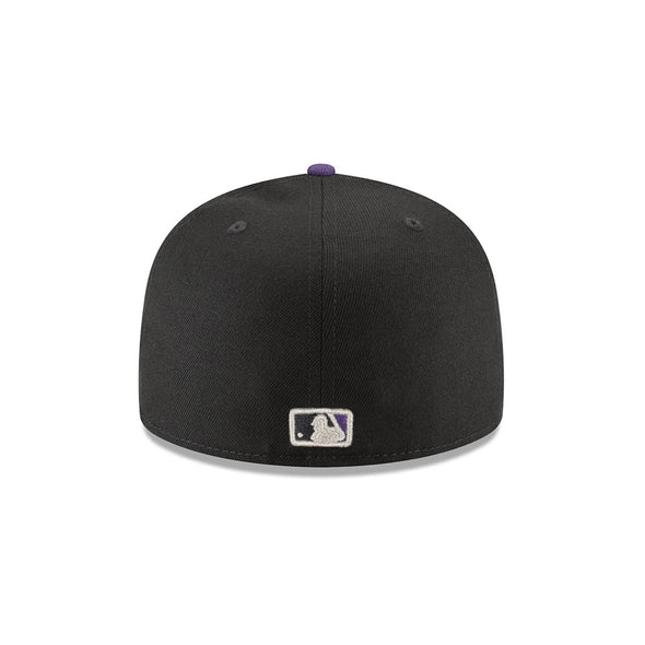 Los Angeles Dodgers Black Purple 2 Tone 59Fifty Fitted Hat