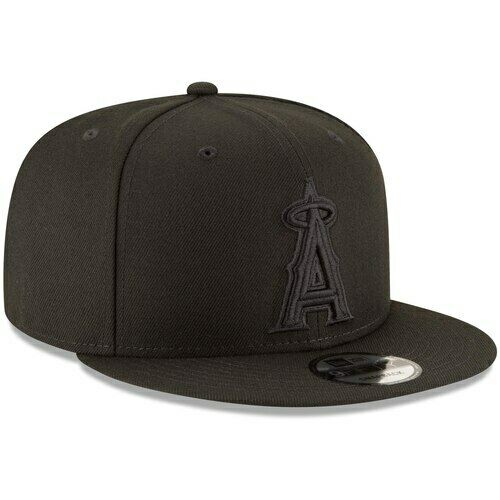 Los Angeles Angels of Anaheim Black on Black MLB Basic 9Fifty Snapback