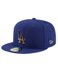 Los Angeles Dodgers Royal Metal Badge MLB 59Fifty Fitted Hat