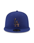 Los Angeles Dodgers Royal Metal Badge MLB 59Fifty Fitted Hat