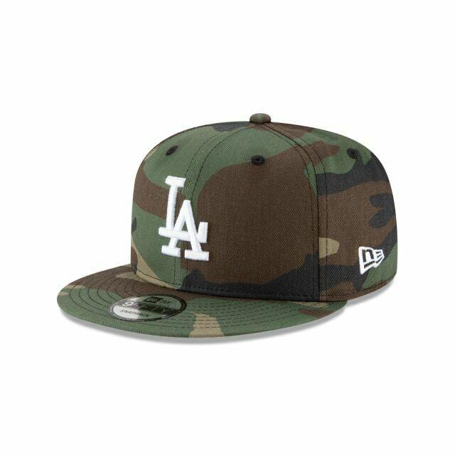 Los Angeles Dodgers Woodland Camo MLB Basic 9Fifty Snapback