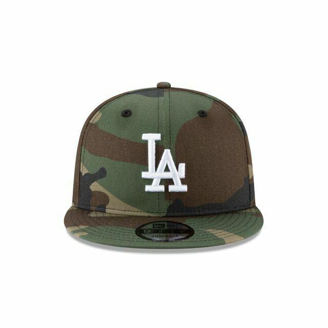 Los Angeles Dodgers Woodland Camo MLB Basic 9Fifty Snapback