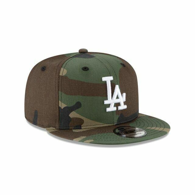 Los Angeles Dodgers Woodland Camo MLB Basic 9Fifty Snapback