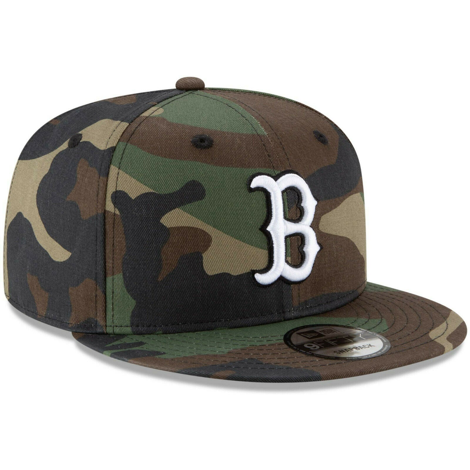 Boston Red Sox Woodland Camo 9Fifty Snapback
