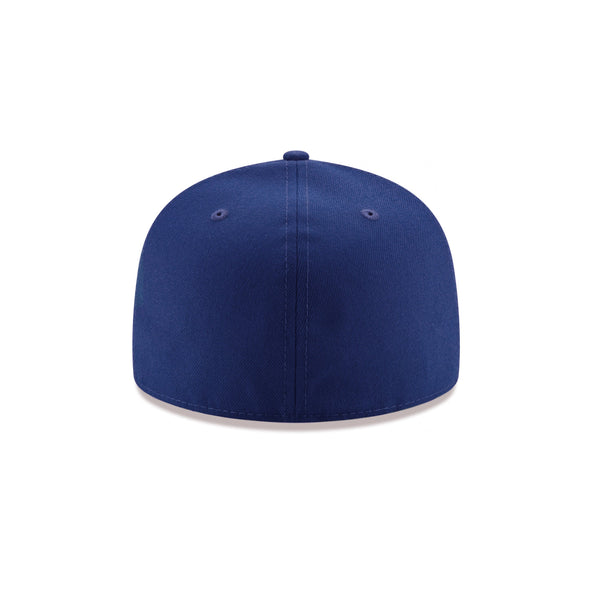 CrownMinded Royal Blue on White 59Fifty Fitted