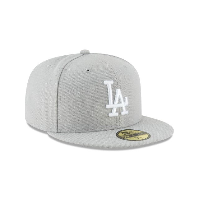 Los Angeles Dodgers MLB Gray White 59Fifty Fitted Hat