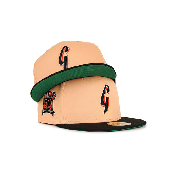 San Francisco Giants Peach Black 2 Tone 50th Anniversasry SP 59Fifty Fitted