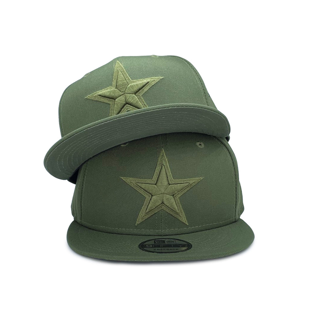 Dallas Cowboys Olive Tonal NFL 9Fifty Snapback