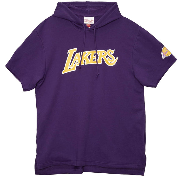 Los Angeles Lakers Game Day Short Sleeve French Terry Hoodie
