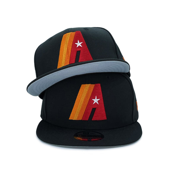 Houston Astros Prototype Logo Black 9Fifty Snapback