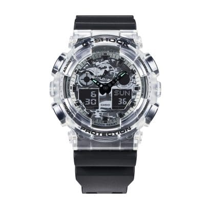 G-SHOCK Semi Transparent Black Strap Analog-Digital Men&#39;s Watch