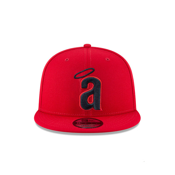 California Angels Cooperstown Scarlet Red On Black 9Fifty Snapback