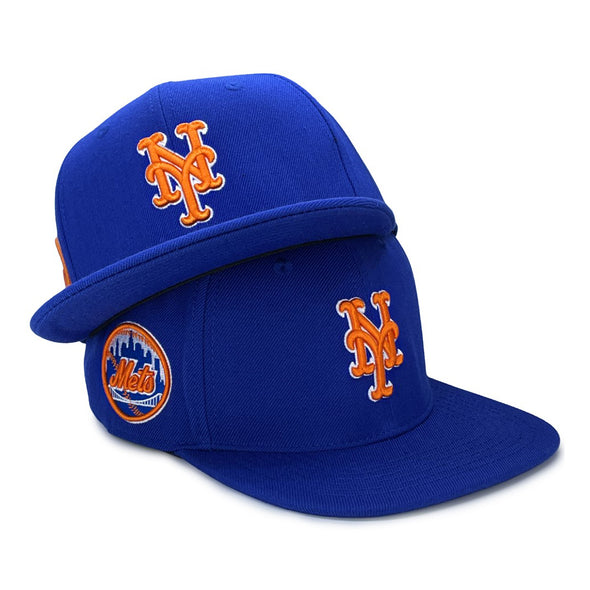 Pro Standard New York Mets Stacked Logo Side Patch Snapback