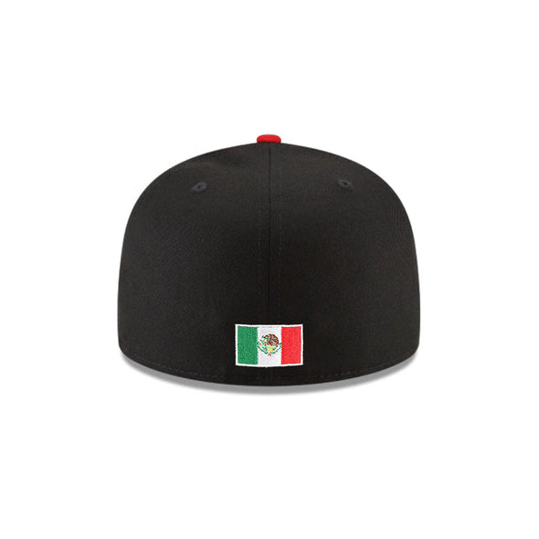 New Era Mexico WBC M Black Red 2 Tone 59Fifty Fitted