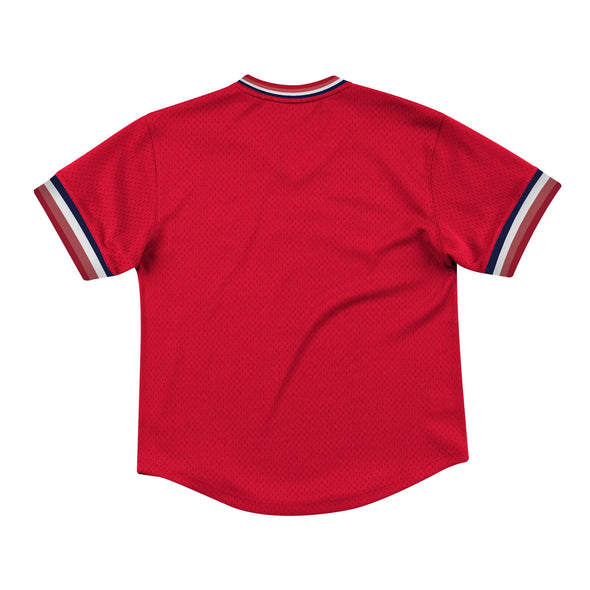 Mitchell & Ness St. Louis Cardinals Red Mesh Short Sleeve Jersey