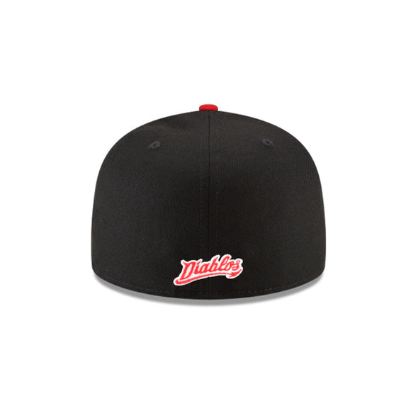Diablos Rojos Del Mexico Black Red 2 Tone 59Fifty Fitted