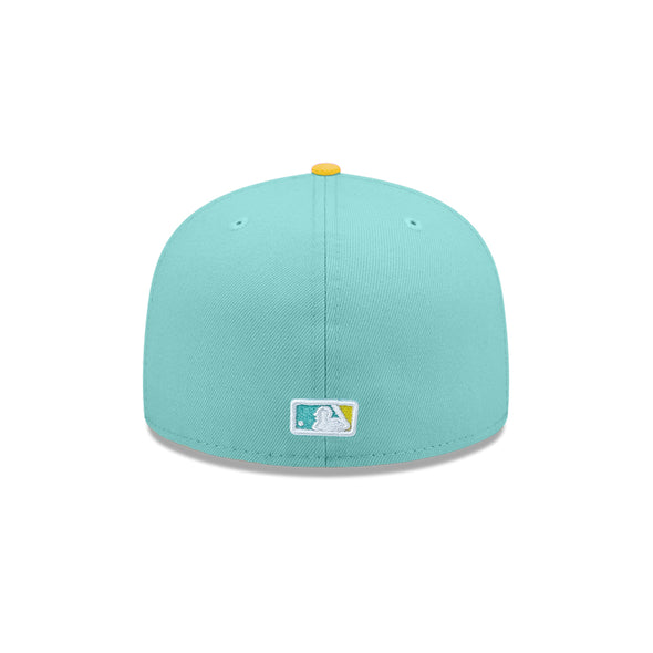 Los Angeles Dodgers Mint Lemon 2 Tone 59Fifty Fitted