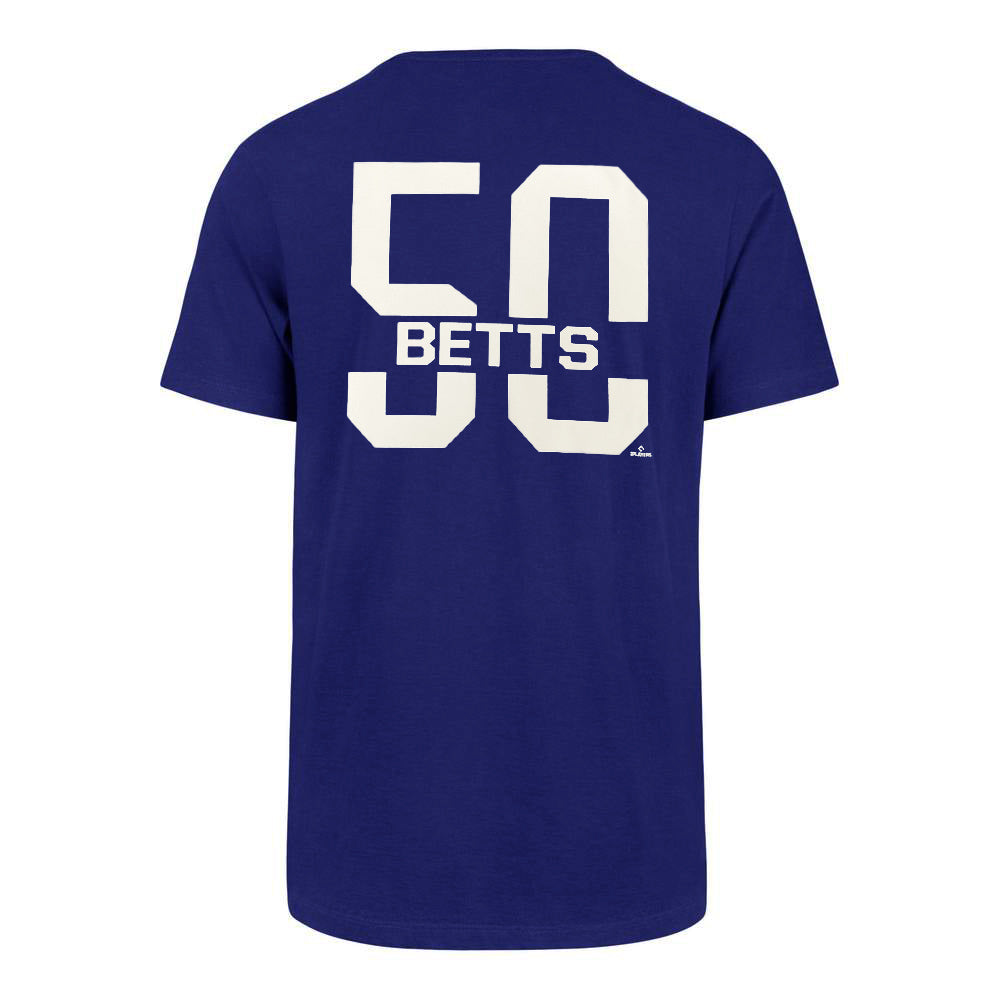 New Era Los Angeles Dodgers Mookie Betts Royal Blue Number Tee