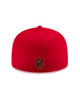 San Francisco 49ers Scarlet Red on Black 59Fifty Fitted