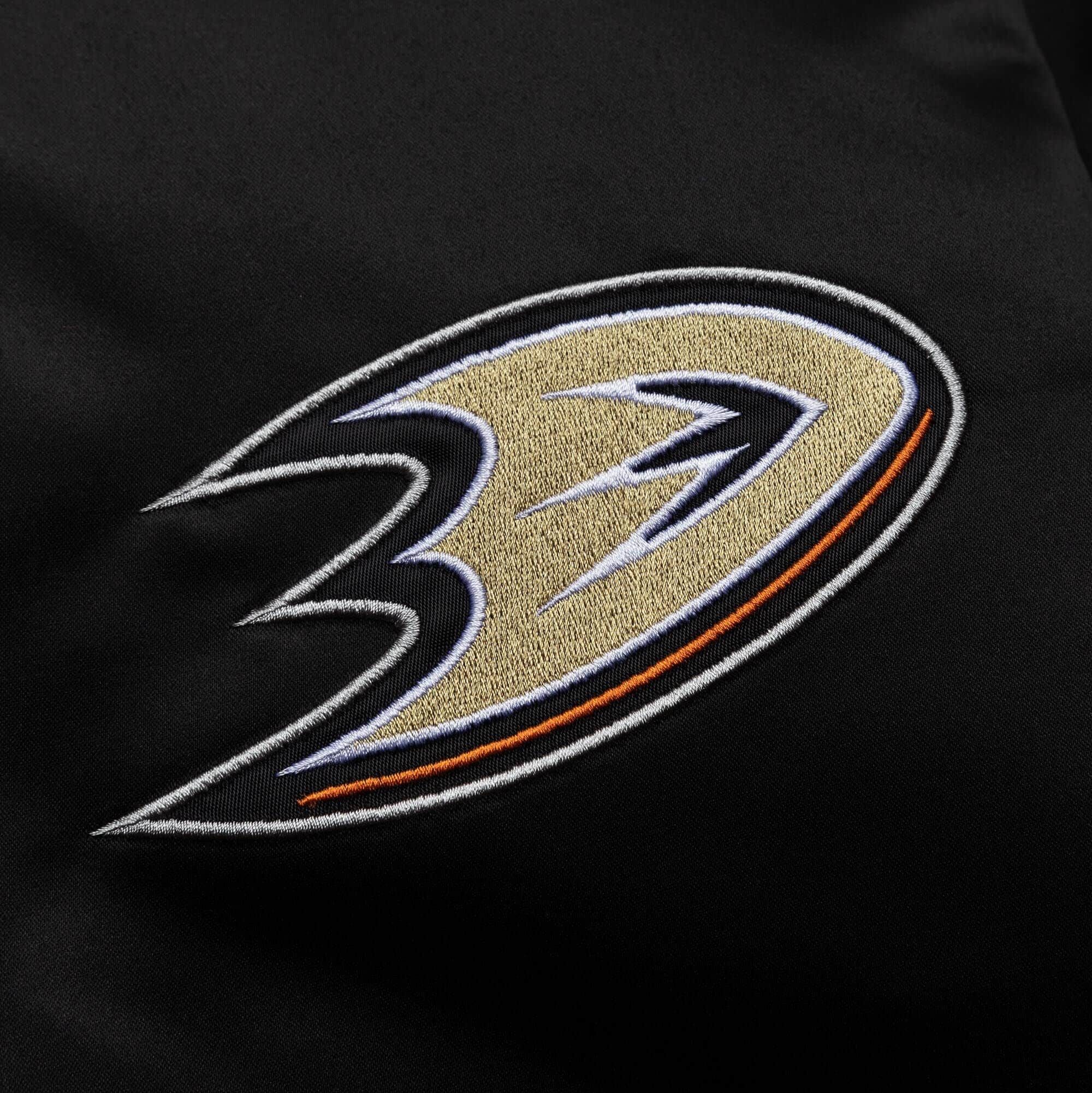 Mitchell &amp; Ness Anaheim Ducks Heavyweight NHL Satin Jacket