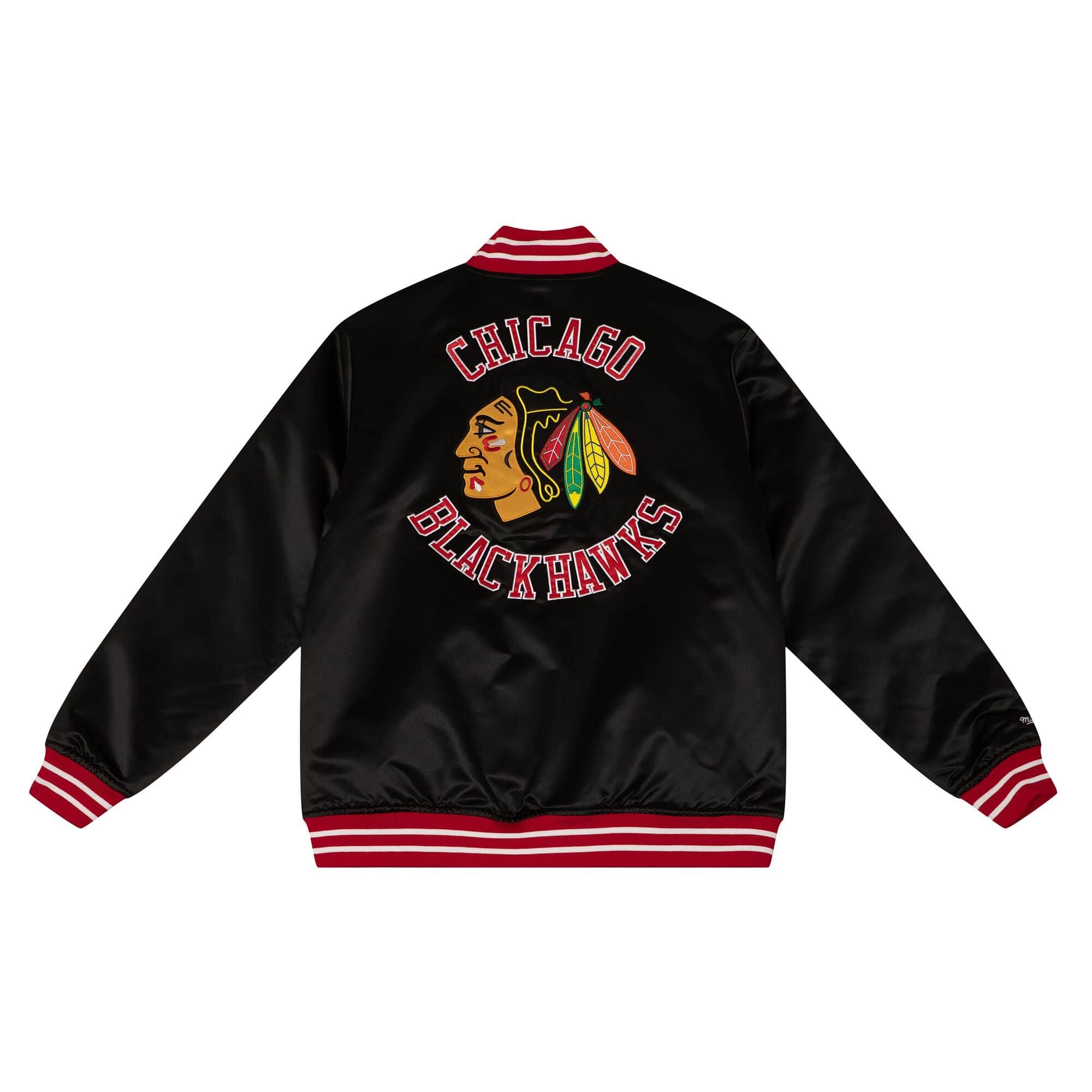 Mitchell &amp; Ness Chicago Blackhawks Heavyweight NHL Satin Jacket