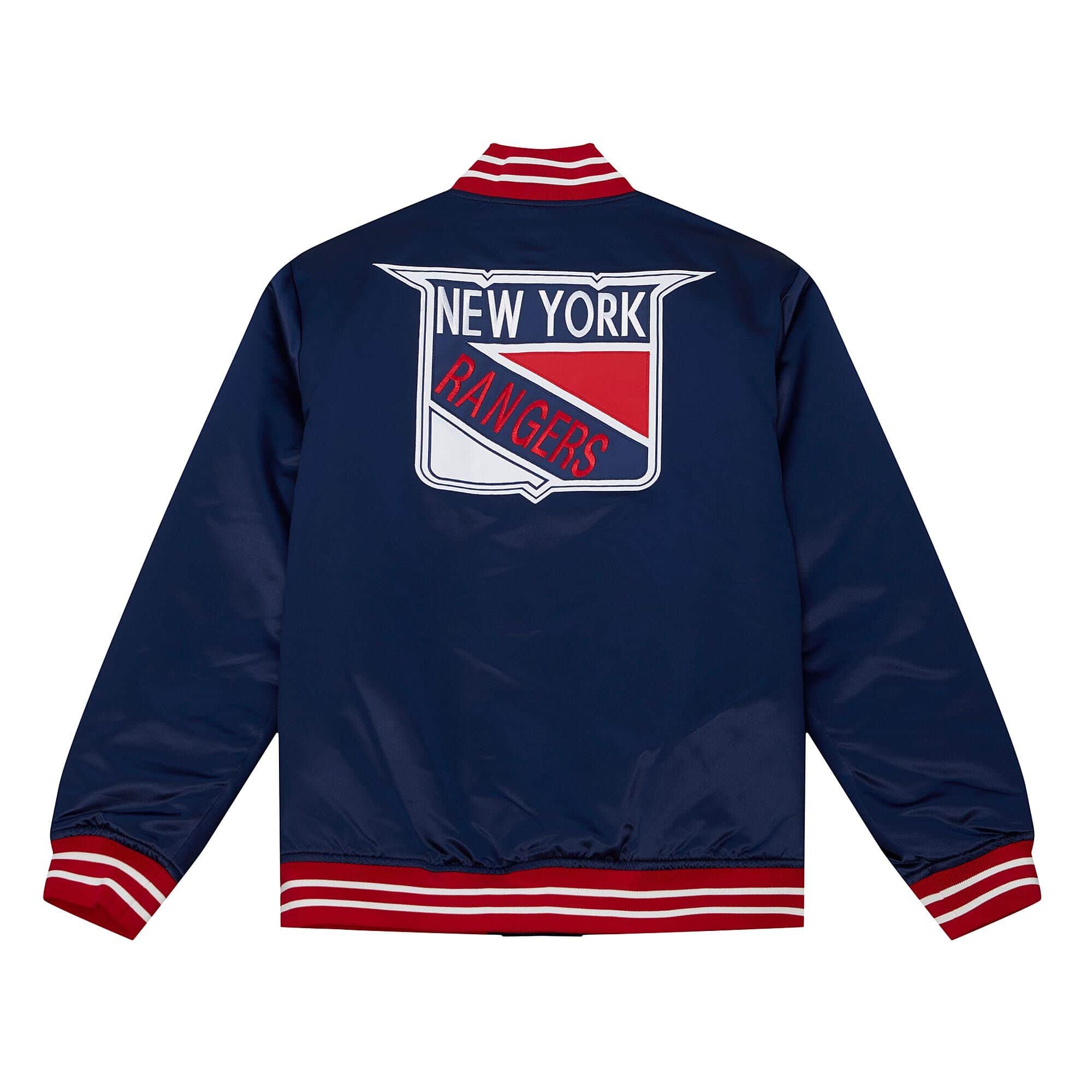 Mitchell &amp; Ness New York Rangers Heavyweight NHL Satin Jacket