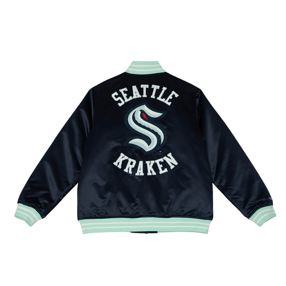 Mitchell & Ness Seattle Kraken Heavyweight NHL Satin Jacket